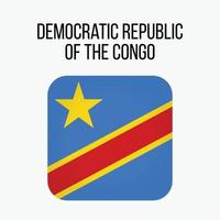 congo vecteur drapeau fête de l'indépendance