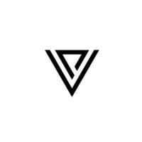 v lettres business logo et symboles vecteur gratuit