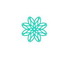 modèle de logo de beauté fleur vecteur