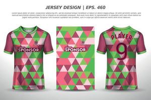 maillot de football football design sublimation sport t shirt design collection de vecteurs premium pour la course, le cyclisme, les jeux, le motocross vecteur