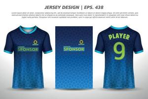 maillot de football football design sublimation sport t shirt design collection de vecteurs premium pour la course, le cyclisme, les jeux, le motocross vecteur