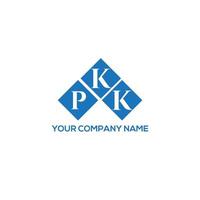conception de lettre kpk. création de logo de lettre kpk sur fond blanc. concept de logo de lettre initiales créatives kpk. conception de lettre kpk. création de logo de lettre kpk sur fond blanc. k vecteur