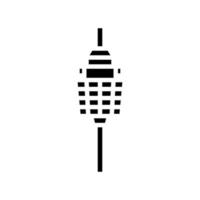 illustration vectorielle de l'icône de glyphe de la tour de sydney vecteur