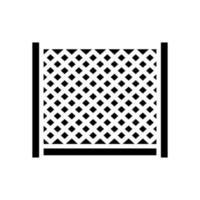chaîne clôture glyphe icône illustration vectorielle vecteur