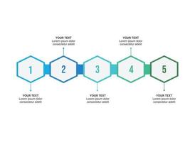 modèle de conception infographique d'illustration avec des nombres et 4 options ou étapes. peut être utilisé pour le processus, les présentations, la mise en page, la bannière, le graphique d'informations. vecteur