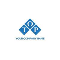 création de logo de lettre toq sur fond blanc. concept de logo de lettre initiales créatives toq. conception de lettre toq. vecteur
