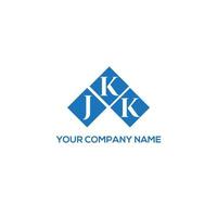 conception de lettre jkk. création de logo de lettre jkk sur fond blanc. concept de logo de lettre initiales créatives jkk. conception de lettre jkk. création de logo de lettre jkk sur fond blanc. j vecteur