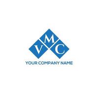 création de logo de lettre vmc sur fond blanc. concept de logo de lettre initiales créatives vmc. conception de lettre vmc. vecteur