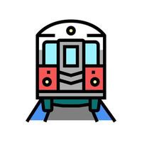 métro new york couleur icône illustration vectorielle vecteur