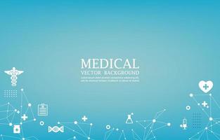 arrière-plan médical abstrait modèle de polygone futuriste. icônes médicales. vecteur