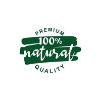 logo organique. icônes de produits verts et naturels. logo d'aliments frais et de produits écologiques, élément de conception de feuilles et de vecteurs pour l'identité de la marque de soins sains. vecteur