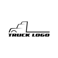 camion silhouette logo abstrait modèle illustration vectorielle vecteur