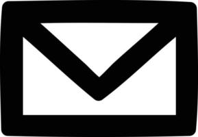 icône de lettre d'enveloppe vecteur