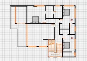 Vecteur floorplan gratuit