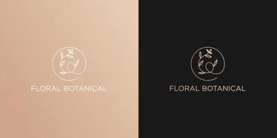 collection de logos floraux naturels pour la marque dans un design moderne vecteur