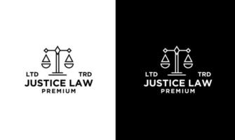 conception d'icône de logo de cabinet d'avocats cyber justice vecteur