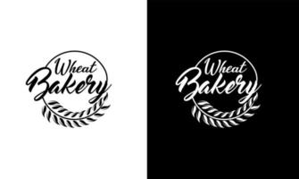 insigne et étiquettes vintage de boulangerie vecteur