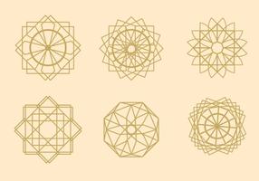 Vecteurs Arabesque Géométriques vecteur