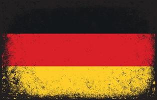 vieux, sale, grunge, vendange, allemagne, drapeau national, illustration vecteur