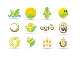 Agro logos vecteur