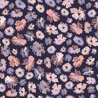 motif abstrait sans couture fleurs abstraites pour le design textile. vecteur