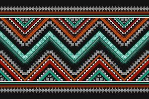 motif ethnique aztèque traditionnel. motif géométrique en tribal. conception pour le fond, papier peint, illustration vectorielle, textile, tissu, vêtements, batik, tapis, broderie. vecteur