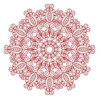 conception de mandala pour les livres à colorier. ornements ronds décoratifs de mandala vintage. vecteur