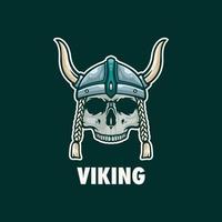 création de logo viking vecteur