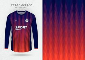 modèles d'arrière-plan pour maillots de sport, chemises, maillots de course, rayures, dégradés bleu marine et rouge. vecteur