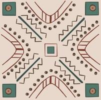 motif motifs ethniques géométrique sans soudure de fond. formes géométriques sprites motifs tribaux vêtements tissu impression textile design traditionnel avec des triangles. vecteur