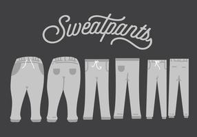 Vecteur sweatpants