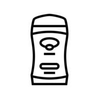 déodorant aromatique ligne cosmétique icône illustration vectorielle vecteur