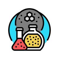 illustration vectorielle d'icône de couleur de produits chimiques de spécialité vecteur