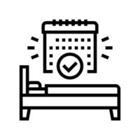 illustration vectorielle de l'icône de la ligne de thérapie de contrôle de stimulation vecteur