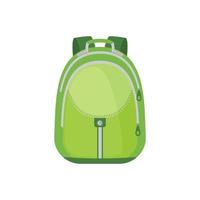 icône de sac à dos scolaire dans un style plat isolé sur fond blanc. illustration vectorielle. vecteur