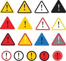 Signe Rouge - Panneau De Signalisation De Triangle De Danger Isolé Sur Fond  Blanc Clip Art Libres De Droits, Svg, Vecteurs Et Illustration. Image  75643937