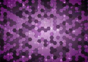 Gratuit Résumé Hexagone Purple Vector