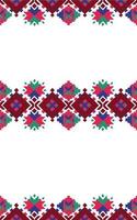motif de broderie tricoté d'art populaire ukrainien traditionnel. illustration vectorielle vecteur