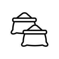 vecteur d'icône de malt de houblon. illustration de symbole de contour isolé