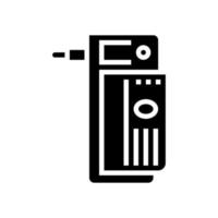 illustration vectorielle de l'icône de glyphe de l'adaptateur électrique vecteur