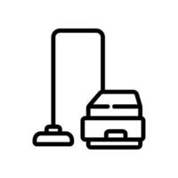 illustration vectorielle de l'icône de l'aspirateur humide vecteur