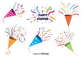 Vecteur popper party