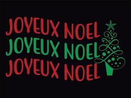 fichier vectoriel de conception de t-shirt de noël