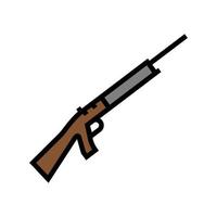 fusil de chasse arme couleur icône illustration vectorielle vecteur