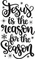 Jésus est la raison du fichier vectoriel de Noël de la saison 1