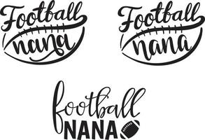 football nana vecteur, vecteur de famille, vecteur de football