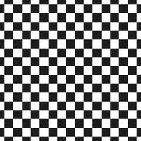 motif rétro géométrique poulet monochrome. modèle sans couture avec des carrés. illustration vectorielle vecteur
