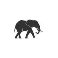 illustration de conception de logo icône éléphant vecteur