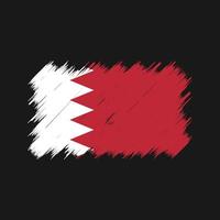 brosse de drapeau de bahreïn. drapeau national vecteur