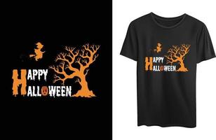 t-shirt de typographie de vecteur d'halloween